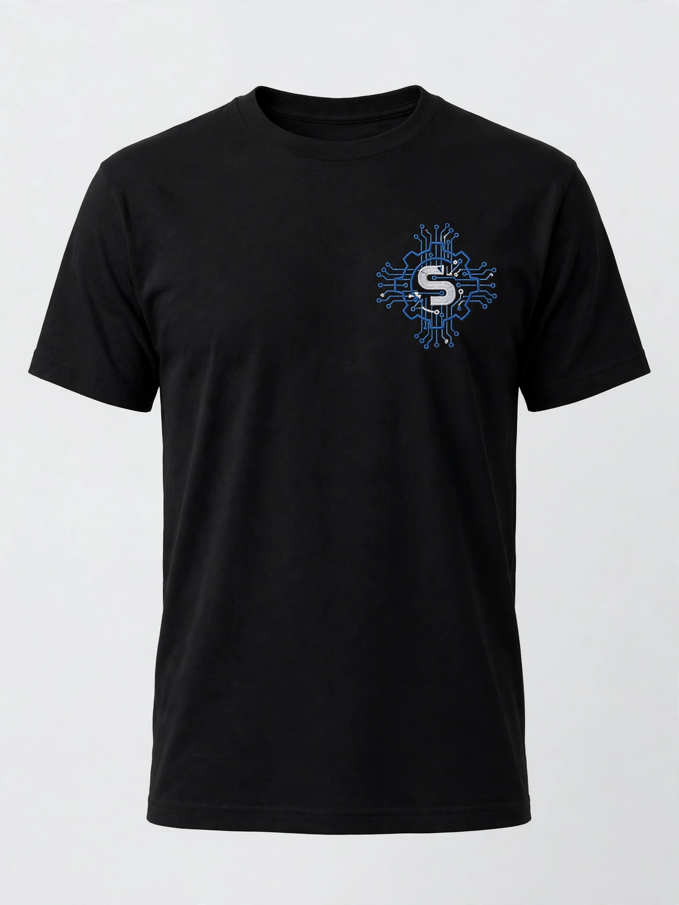 Dudechacha Solutions badge tee